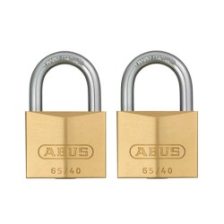  ABUS PADLOCK BRASS 65/40 40MM 