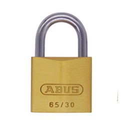 ABUS PADLOCK BRASS 65/30 30MM 