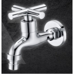 COLD WATER TAP BRASS CHROME