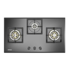 B-IN GAS HOB BL.780X450MM 3 BURNER