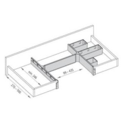  BANIO H-FRAME SET DARK GREY 