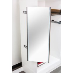  ROATED MIRROR MOCCA WITH LED LIGHT 