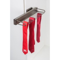  SOFT-CLOSING TIE RACK MOCCA 250MM 