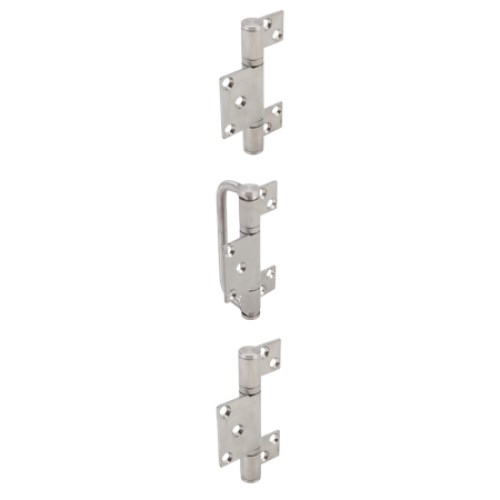HINGE SET O/SET W/HANDLE NON-MORT SS SAT