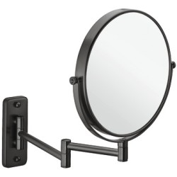 COSMETIC MIRROR BR.BLACK MATT 200MM